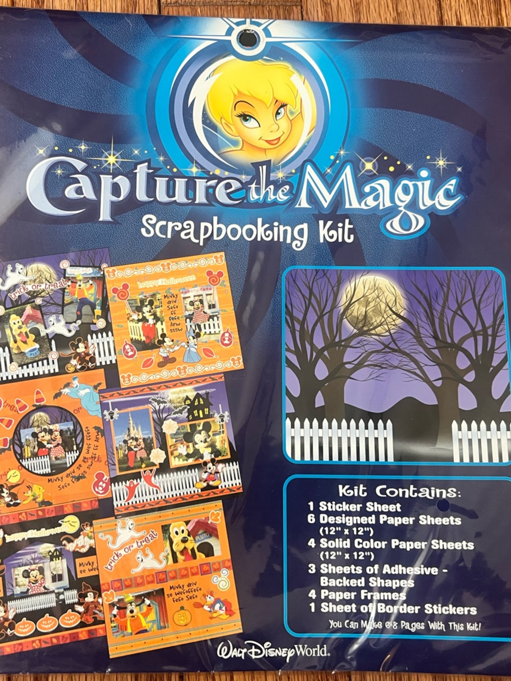 Capture The Magic Halloween Scrapbooking Kit - Disney New